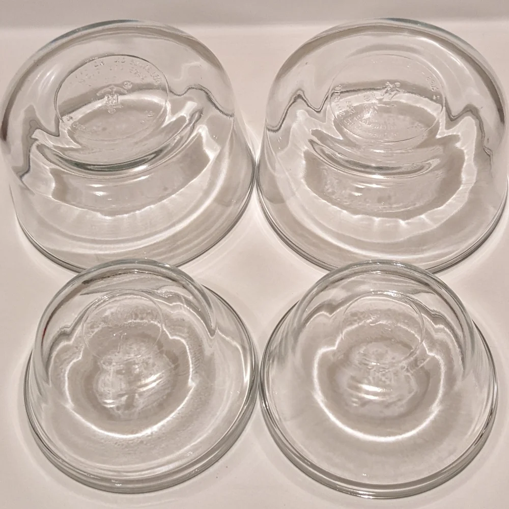 Anchor Hocking Clear Glass Bowls Set of 4